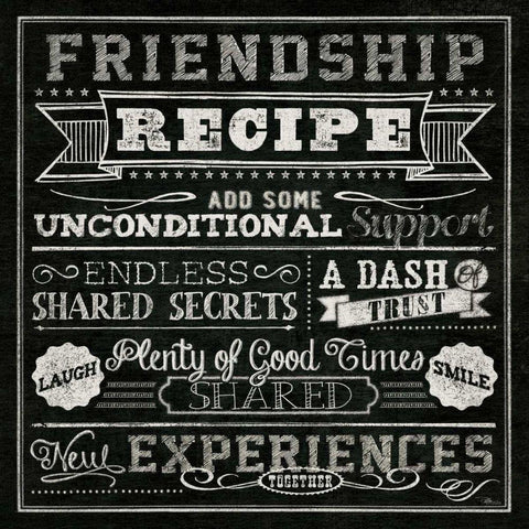 Thoughtful Recipes IV Gold Ornate Wood Framed Art Print with Double Matting by Pela Studio