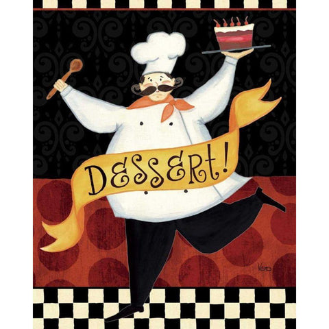 Bon Appetit II Black Modern Wood Framed Art Print by Charron, Veronique