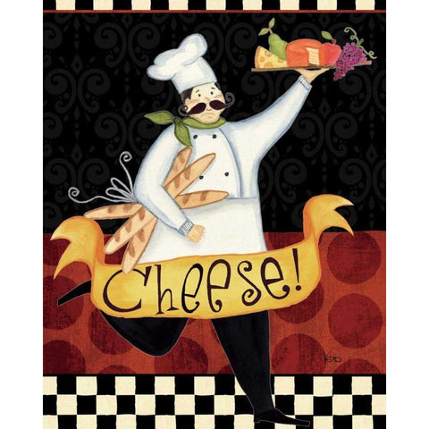 Bon Appetit IV Black Modern Wood Framed Art Print by Charron, Veronique