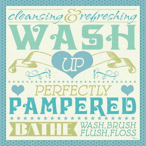 Wash Up VI Black Modern Wood Framed Art Print with Double Matting by Pela Studio