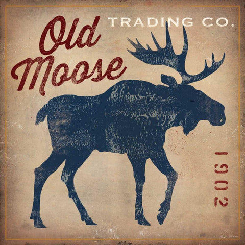 Old Moose Trading Co.Tan White Modern Wood Framed Art Print with Double Matting by Fowler, Ryan