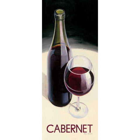 Cabernet Black Modern Wood Framed Art Print by Fabiano, Marco