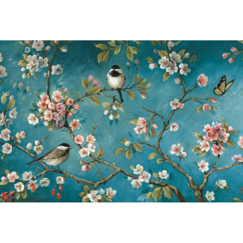 Blossom I Black Modern Wood Framed Art Print by Audit, Lisa