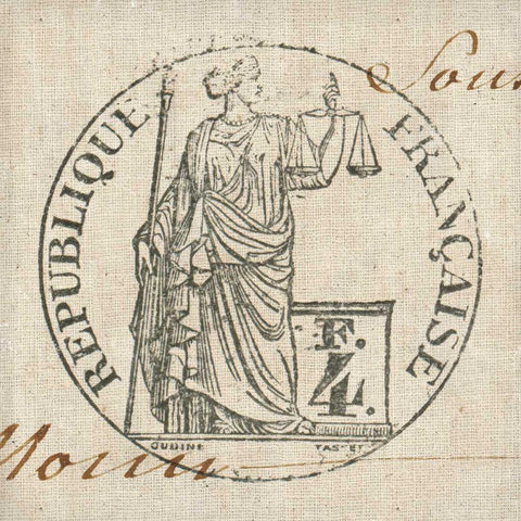 Letter Crest V White Modern Wood Framed Art Print by Wild Apple Portfolio