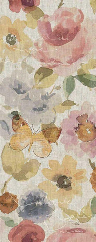 Romantic Poem V White Modern Wood Framed Art Print with Double Matting by ERR, Pela