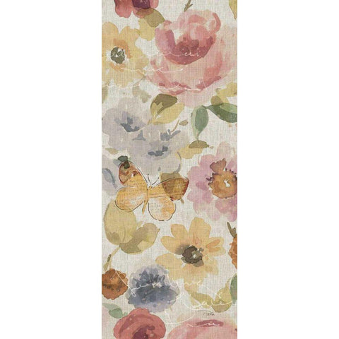 Romantic Poem V Black Modern Wood Framed Art Print by ERR, Pela