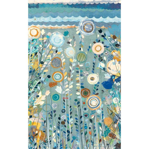 Ocean Garden II Black Modern Wood Framed Art Print by Boggs, Candra