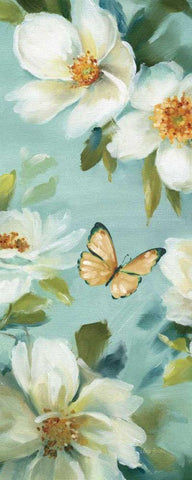 Reflections V White Modern Wood Framed Art Print with Double Matting by Audit, Lisa