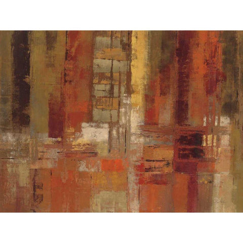 Sunset Street Crop Gold Ornate Wood Framed Art Print with Double Matting by Vassileva, Silvia