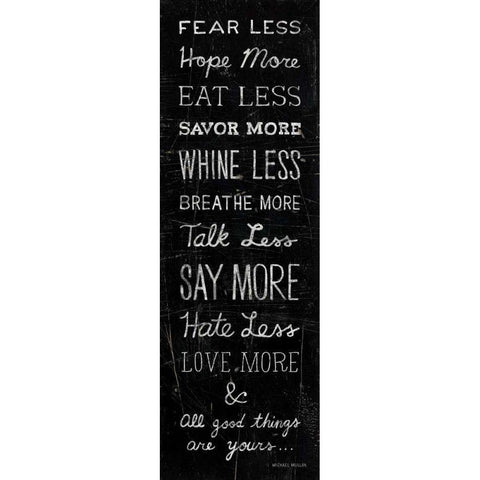 All Good Things Gold Ornate Wood Framed Art Print with Double Matting by Mullan, Michael
