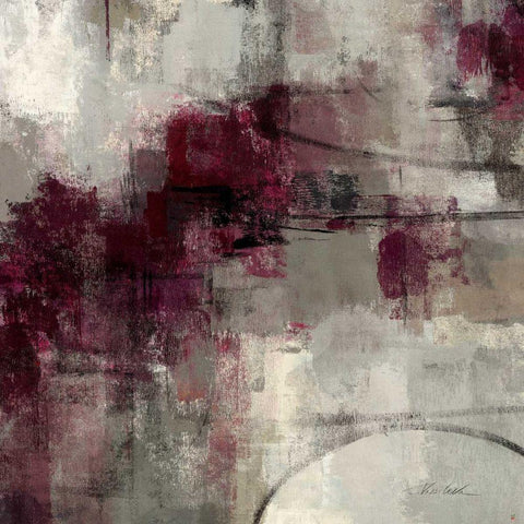 Stone Gardens II White Modern Wood Framed Art Print with Double Matting by Vassileva, Silvia