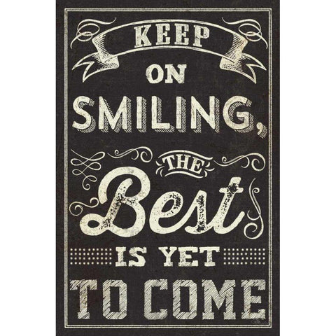 Chalk Quotes II White Modern Wood Framed Art Print by Pela Studio