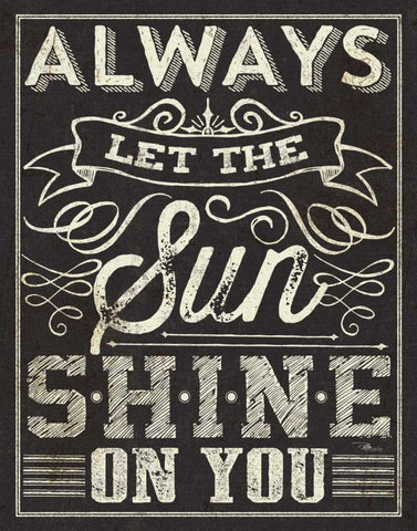 Chalk Quotes I White Modern Wood Framed Art Print with Double Matting by Pela Studio