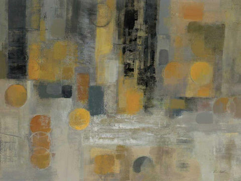 Raindrops on the Street White Modern Wood Framed Art Print with Double Matting by Vassileva, Silvia