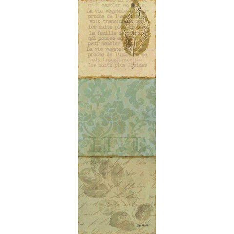 Forest Walk Panel II White Modern Wood Framed Art Print by Audit, Lisa