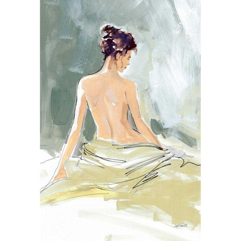 Nude I White Modern Wood Framed Art Print by Tavoletti, Anne