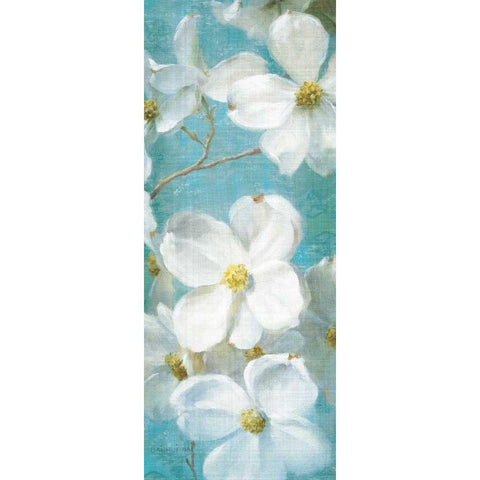 Indiness Blossom Panel Vinage II Gold Ornate Wood Framed Art Print with Double Matting by Nai, Danhui