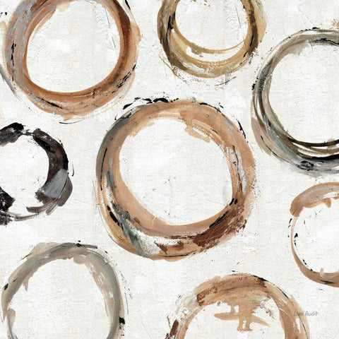 Abstract Balance XI White Modern Wood Framed Art Print by Audit, Lisa