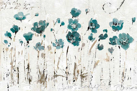 Abstract Balance VI Blue White Modern Wood Framed Art Print with Double Matting by Audit, Lisa