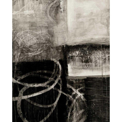 A Wintry Day IV Black Modern Wood Framed Art Print with Double Matting by Davies, Jane