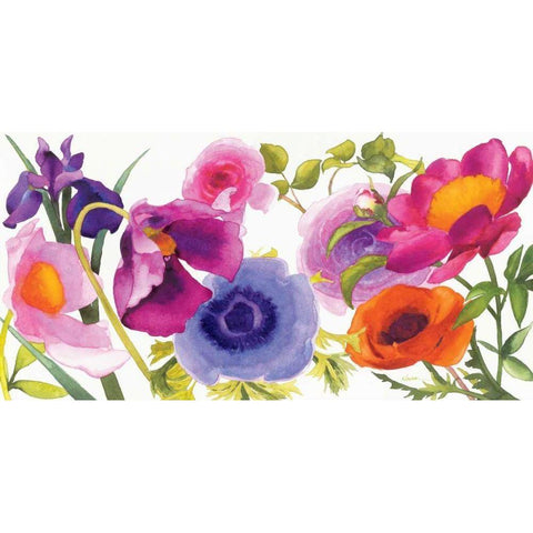 Some Favorites Black Modern Wood Framed Art Print with Double Matting by Novak, Shirley