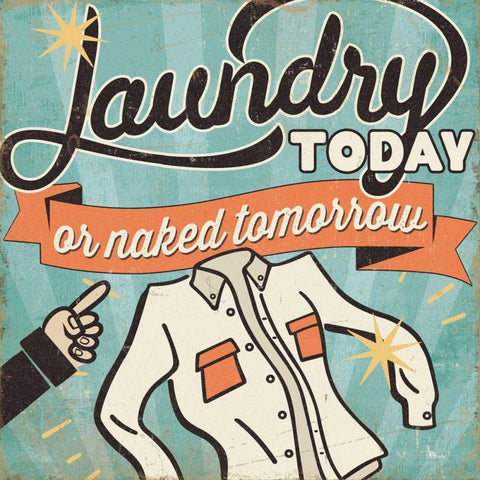 The Cleaners I Black Modern Wood Framed Art Print by Pela Studio