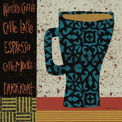 Fair Trade III Black Modern Wood Framed Art Print by Warrick, Cheryl