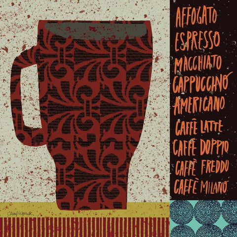 Fair Trade IV Gold Ornate Wood Framed Art Print with Double Matting by Warrick, Cheryl