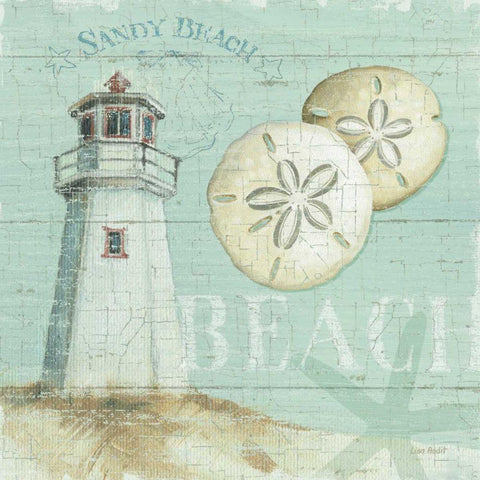 Beach House I White Modern Wood Framed Art Print by Audit, Lisa