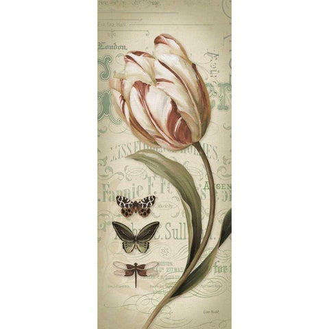 Mothers Treasure V Panel Vintage Gold Ornate Wood Framed Art Print with Double Matting by Audit, Lisa