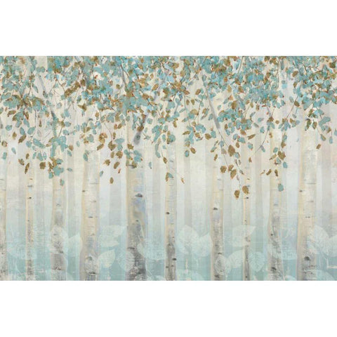 Dream Forest I Black Modern Wood Framed Art Print with Double Matting by Wiens, James
