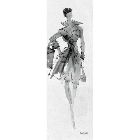 Fashion Sketchbook VII White Modern Wood Framed Art Print by Tavoletti, Anne