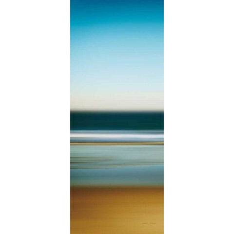 Sea Stripes I Crop Panel I Gold Ornate Wood Framed Art Print with Double Matting by Gendreau, Katherine