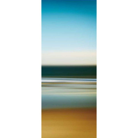 Sea Stripes I Crop Panel II Gold Ornate Wood Framed Art Print with Double Matting by Gendreau, Katherine