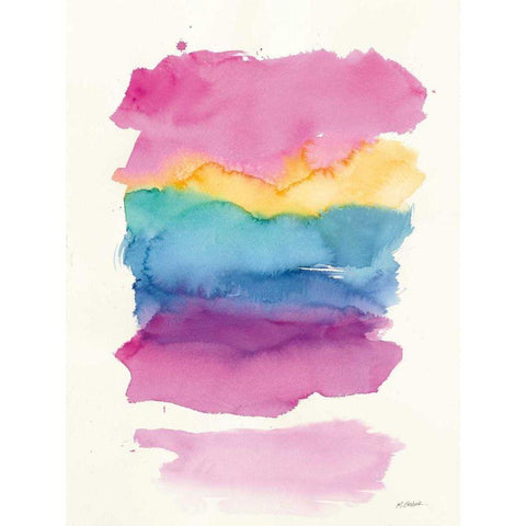 Miami White Modern Wood Framed Art Print by Schick, Mike