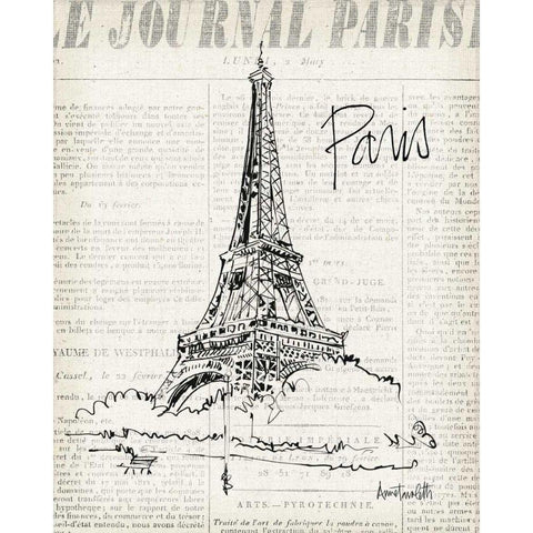 City Sketches III Black Modern Wood Framed Art Print by Tavoletti, Anne