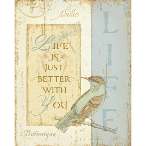 Secret Garden II Gold Ornate Wood Framed Art Print with Double Matting by Brissonnet, Daphne