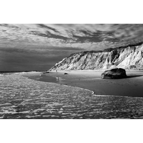 Moshup Storm White Modern Wood Framed Art Print by Gendreau, Katherine
