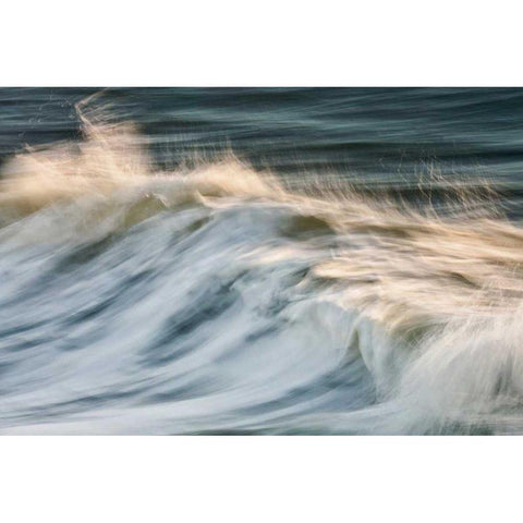 South Beach Surf Black Modern Wood Framed Art Print by Gendreau, Katherine