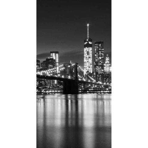 Silver City Crop Black Modern Wood Framed Art Print with Double Matting by Gendreau, Katherine