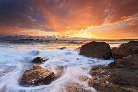 The Finale White Modern Wood Framed Art Print with Double Matting by Gendreau, Katherine