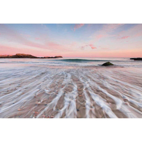 Evening Glow Black Modern Wood Framed Art Print with Double Matting by Gendreau, Katherine