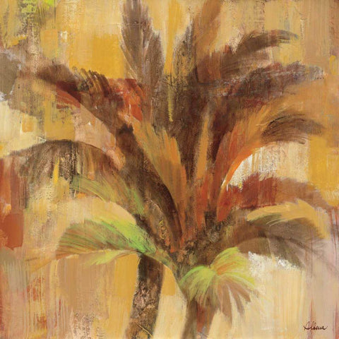 Island Breeze II Black Modern Wood Framed Art Print by Hristova, Albena