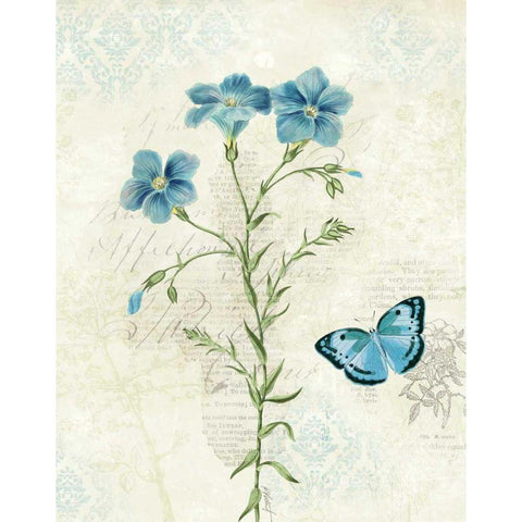 Booked Blue III Black Modern Wood Framed Art Print by Pertiet, Katie