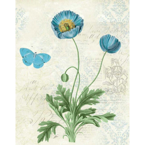 Booked Blue IV White Modern Wood Framed Art Print by Pertiet, Katie