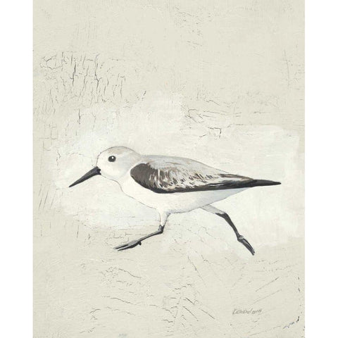 Sea Birds II White Modern Wood Framed Art Print by Lovell, Kathrine