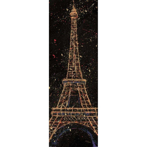 Cities at Night I Gold Ornate Wood Framed Art Print with Double Matting by Wellington Studio
