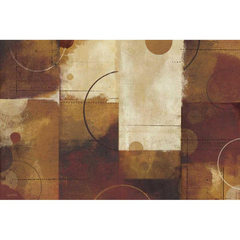 Geometric Spice I White Modern Wood Framed Art Print by Mullan, Michael