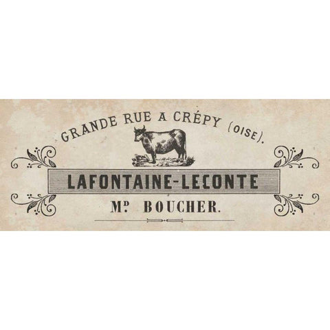 Animal Bill of Sales II Black Modern Wood Framed Art Print with Double Matting by Wild Apple Portfolio