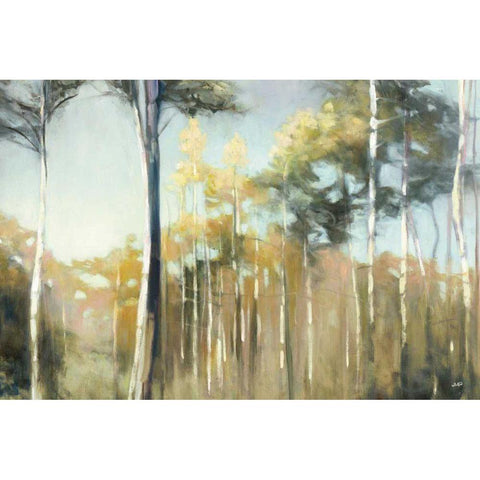 Aspen Reverie Black Modern Wood Framed Art Print with Double Matting by Purinton, Julia